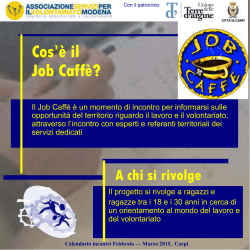 scarica il programma completo degli incontri
