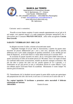 BANCA del TEMPO - BdT Vinovo
