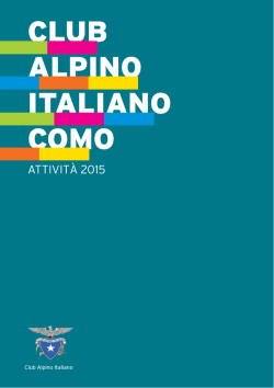 Scuola di Alpinismo - CAI Sezione di Como