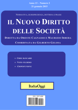 IL NUOVO DIRITTO DELLE SOCIET&Agrave;