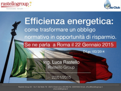 come trasformare un obbligo normativo in opportunit&agrave;