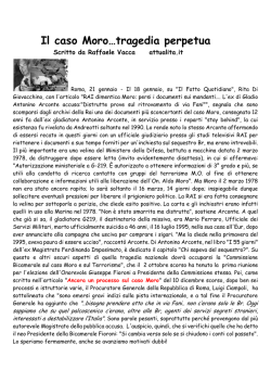 24.01.2015 Il caso Moro....tragedia perpetua.