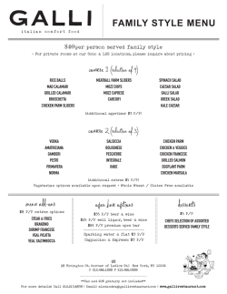LES - Galli Restaurant