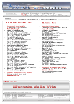 Scarica - Parrocchia Romano Banco