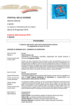 Programma - Comune di Roma