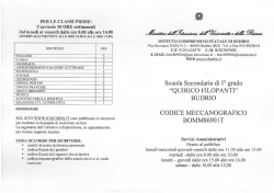 mini pof secondaria primo grado