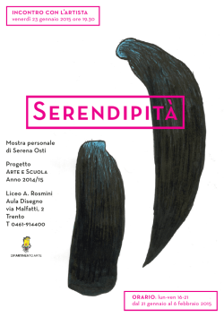 Mostra personale di Serena Osti