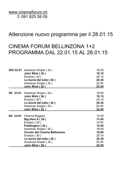 CINEMA IDEAL GIUBIASCO 1+2