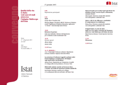 Qualit&agrave; della vita in Italia: venti anni di studi attraverso l