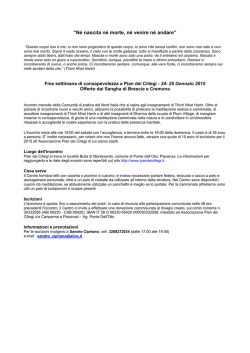 locandina - Essere pace