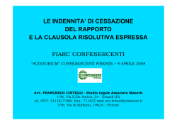 Avv. F.Cintelli - slides incontro Ag.Comm. 4.04.08