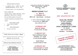 Brochure scaricabile del POF - Istituto Comprensivo Statale "Antonio