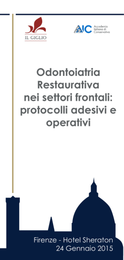 Programma Scientifico 24 Gennaio 2015