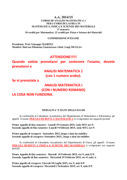 A.A. 2014/15