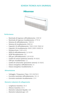 SCHEDA TECNICA AUV-24UR4SA1