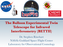 BETTII - First Fisica Workshop