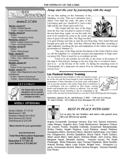 parish bulletin - ourladyoftheairways