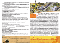 16_18 maggio 2014 - Parrocchia Villafranca Padovana