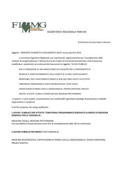 PROPOSTE IN MERITO A DOCUMENTO 20167 avviso atp AV2 2014