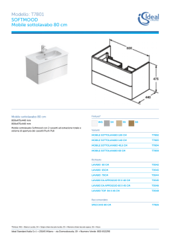 Softmood - Mobile sottolavabo 80 cm (Modello