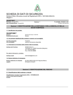 Scheda di sicurezza CLP