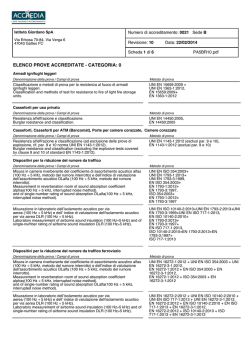 Quali sono le prove accreditate ACCREDIA di