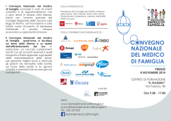 Programma, clicca - Festa del Medico Di Famiglia