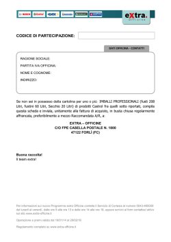 scarica qui la scheda