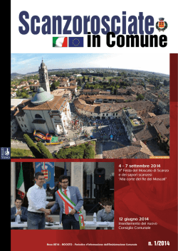 Notiziario comunale agosto 2014