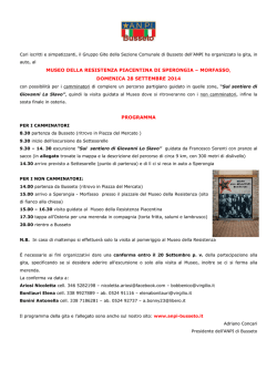 museo della resistenza piacentina di sperongia - anpi