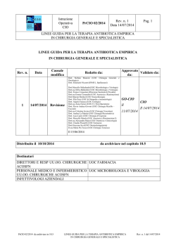 Istruzione Operativa CIO PrCIO 02/2014 Rev. n. 1 Data 14/07/2014