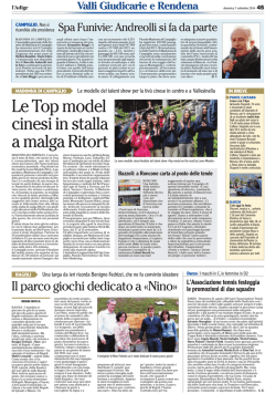 Le Top model cinesi in stalla a malga Ritort