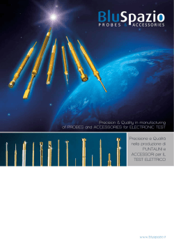 Precisione e Qualit&agrave; nella produzione di PUNTALINI e