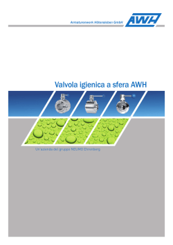 Valvola igienica a sfera AWH - Armaturenwerk Hötensleben GmbH