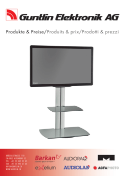 Katalog/catalogue/catalogo GUNTLIN 2014