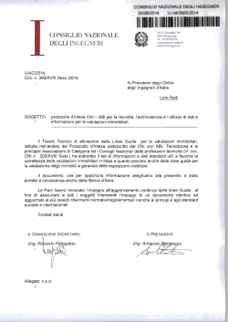 CONSIGLIO NAZIONALE DEGLI I -CE NERI