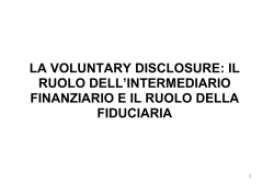 la voluntary disclosure
