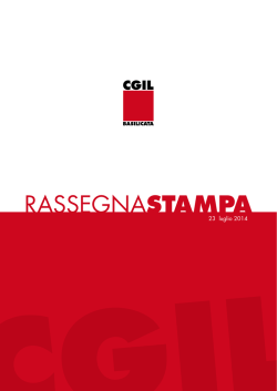 23_7_2014 - CGIL Basilicata