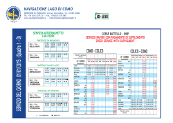 SERVIZIO DEL GIORNO 01/01/2015