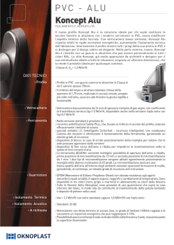 Scheda tecnica Koncept ALu