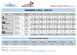 LISTINO BANDIERE A GOCCIA