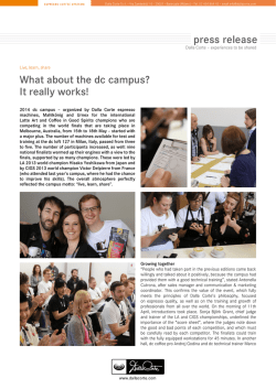 press release What about the dc campus? It really works!