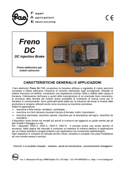 Freno DC - FAE Fagan Applicazioni Elettroniche