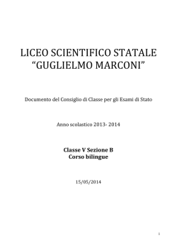 LICEO SCIENTIFICO STATALE &ldquo;GUGLIELMO MARCONI&rdquo;