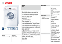 Bosch WAE20260II Lavatrice lib. p. 60cm. 7kg