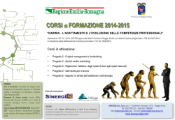 CORSI di FORMAZIONE 2014-2015