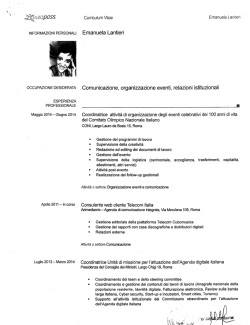 lantieri emanuela - Governo Italiano