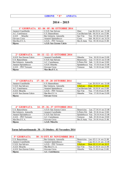 GIRONE D - asdsanzenone.net