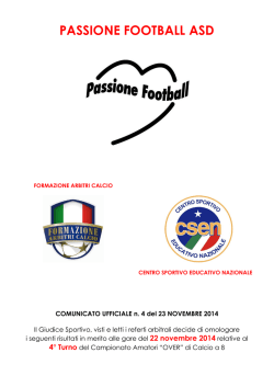 PASSIONE FOOTBALL ASD - passione fottobal asd