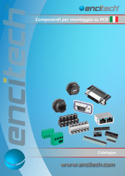 Componenti per montaggio su PCB